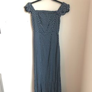 NWOT Polka Dot Maxi Dress from Lulus